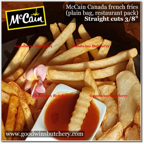 French Fries McCain Canada POTATO STRAIGHT CUT 3/8" 1cm frozen (price/kg)